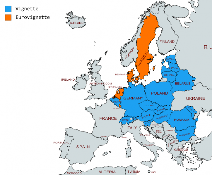 File:countries with vignettes in europe map.png